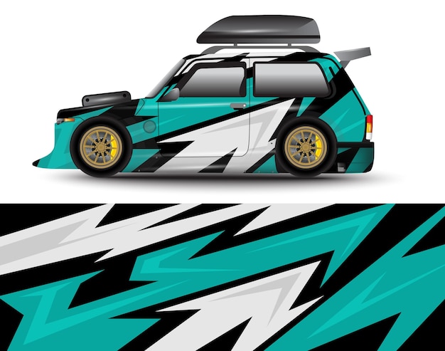 vector race-achtergrond voor autowrapstickers voor minicampers en meer