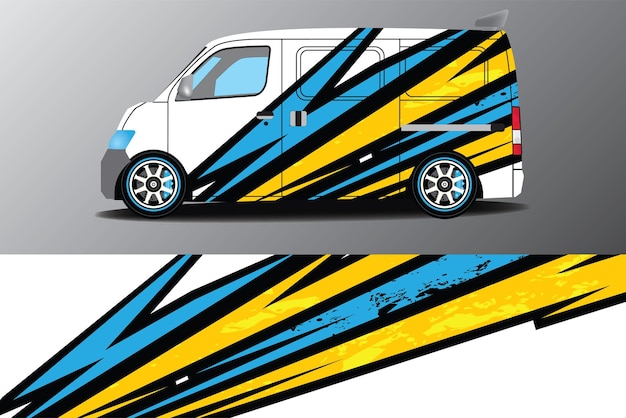 Vector racewagen livery ontwerp