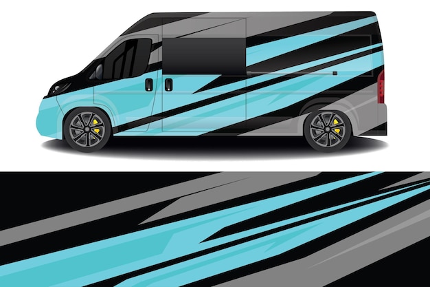 vector racing background for camper car wrap stickers and more