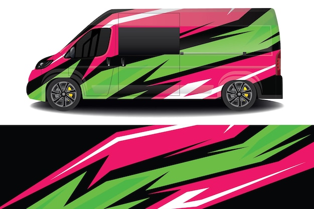 vector racing background for camper car wrap stickers and more