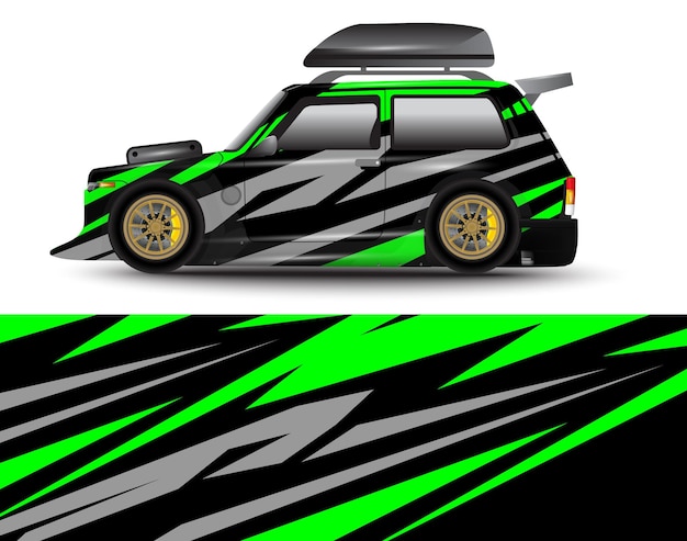 vector racing background for mini camper car wrap stickers and more