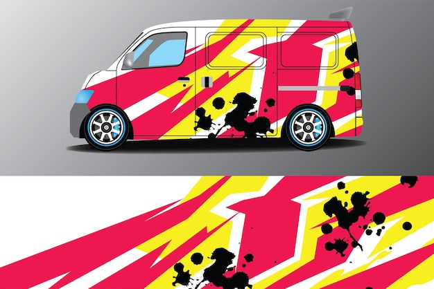 vector racing car livery design