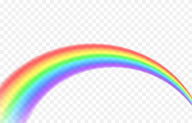 vector rainbow rainbow png effect after the rain a natural phenomenon