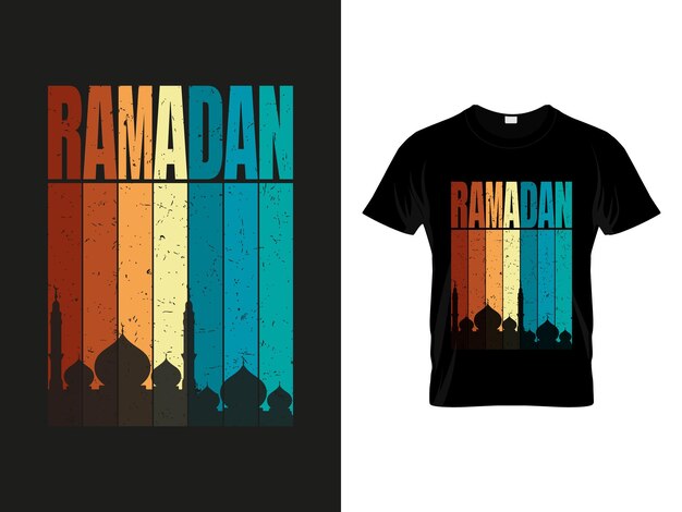 Vector vector ramadan t shirt design