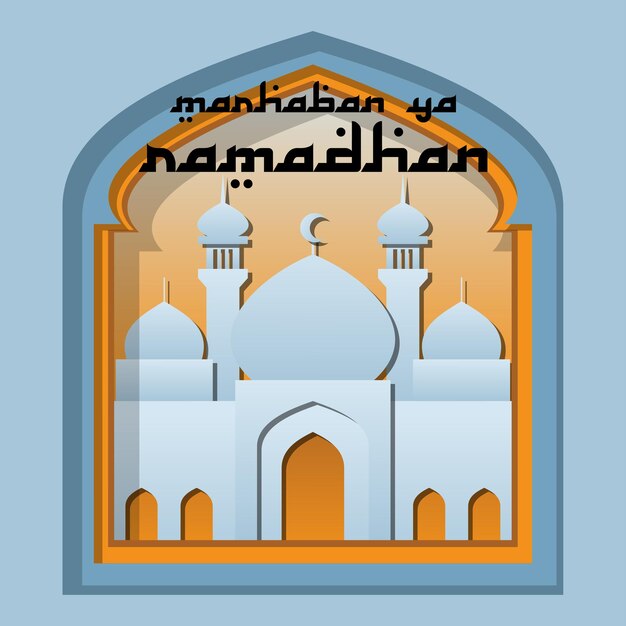 Vector vector ramadhan social media post template