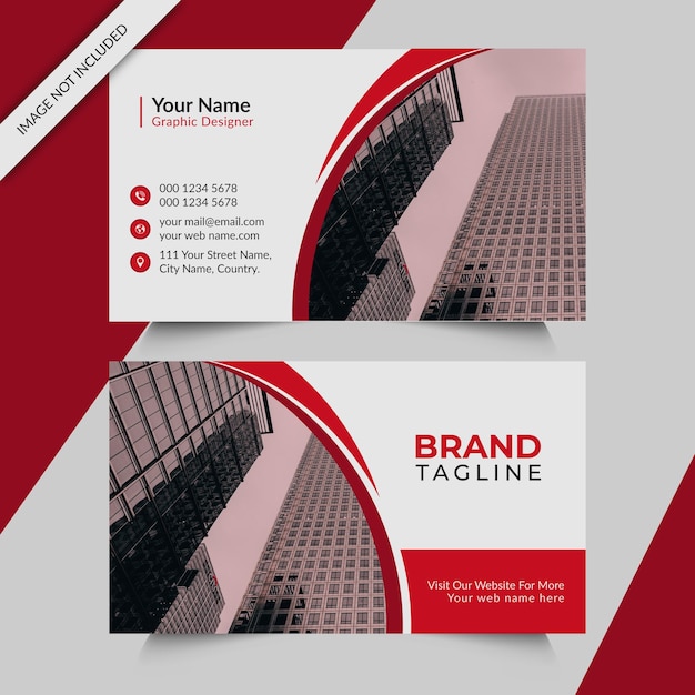 vector real estate business card design for all property