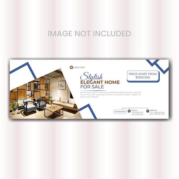 Vector real estate landing page design