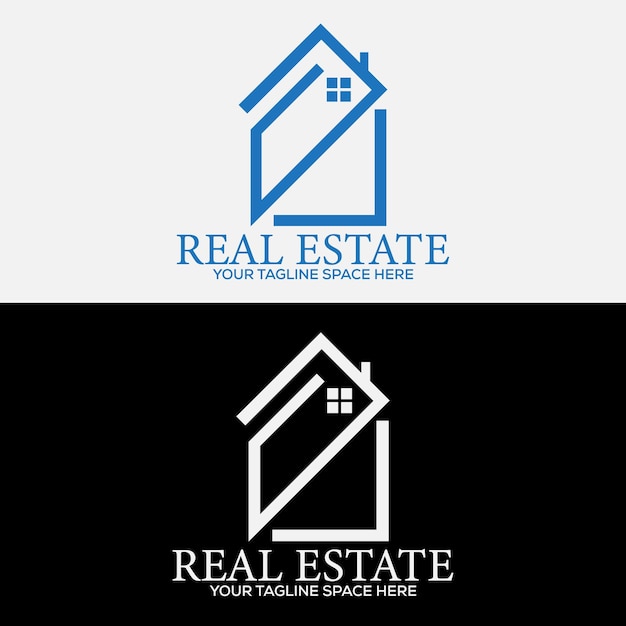 Vector real estate logo design