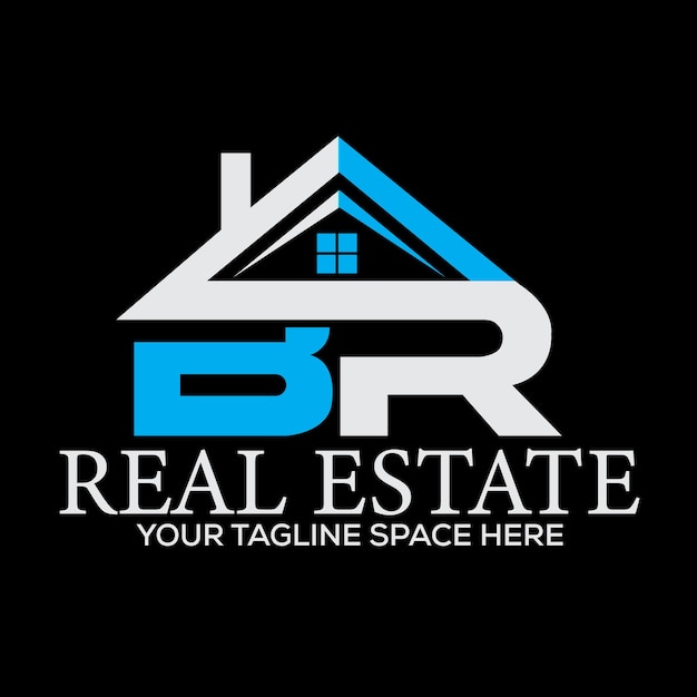 Vector real estate logo design