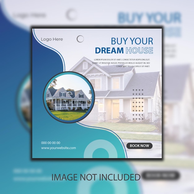 Vector vector real estate property sale banner template design