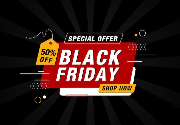 Vector vector realistic black friday background