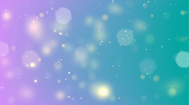 Vector realistic bokeh background