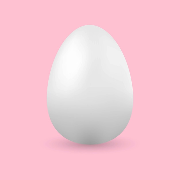 Vector realistic chicken egg easter spring