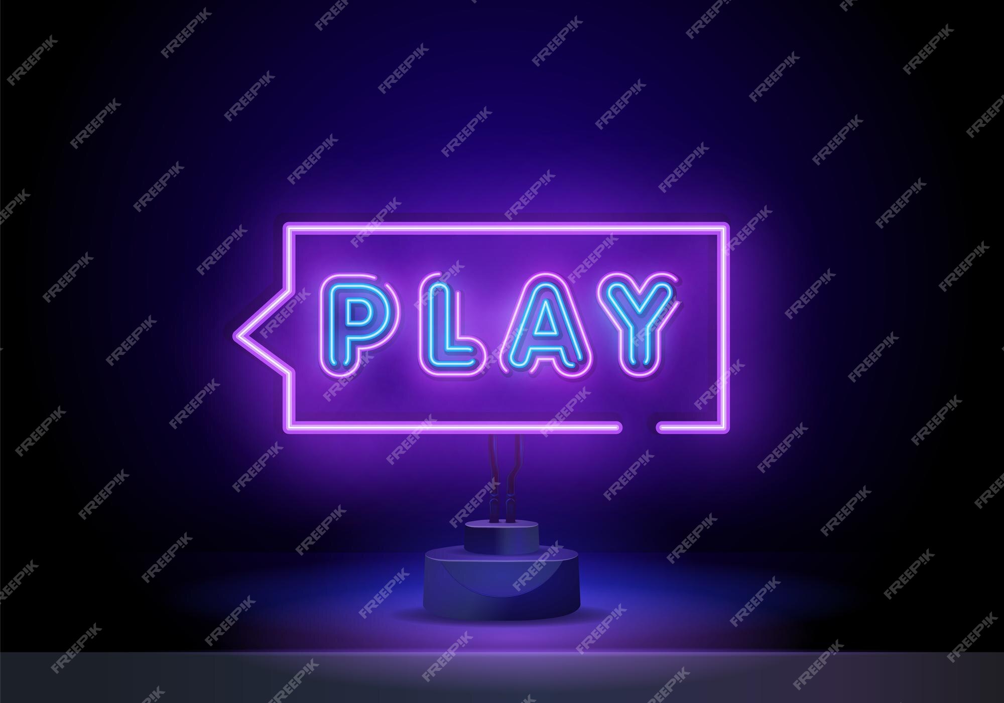 Let's Play Neon Sign, dark, game, gamer, gaming, light, neon, play, sign,  HD phone wallpaper