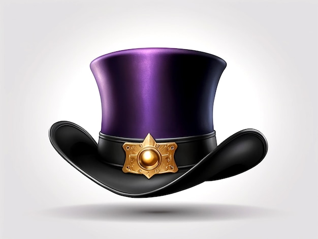 Vector vector realistic magician hat isolated