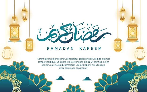 vector realistic ramadan kareem illustration 5