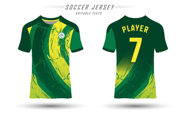 Vector realistic soccer Jersey 1