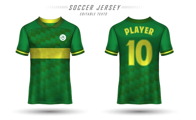 Premium Vector | Vector realistic soccer jersey 4