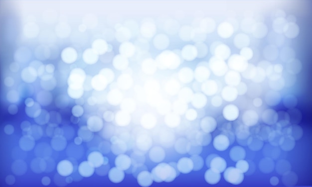Vector realistisch bokeh achtergrondontwerp