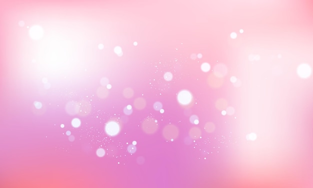 Vector realistisch bokeh achtergrondontwerp