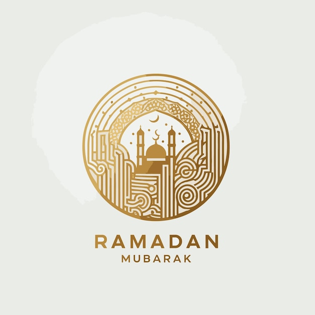 Vector vector realistische ramadan mubarak tekst foto 3d eid speciale ai gegenereerd