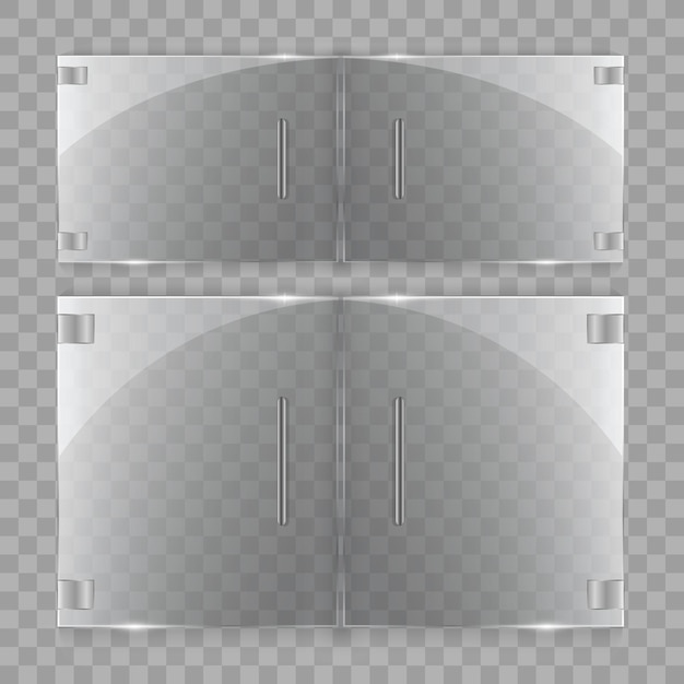 Vector vector of rectangle glass frame