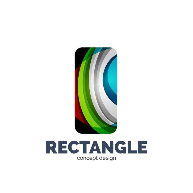 Vector rectangle logo