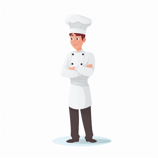 vector restaurant chef cook hat kitchen illustration food professional design symbol sign