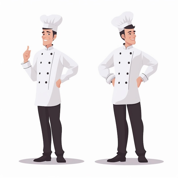 vector restaurant chef kok hoed keuken illustratie voedsel professioneel ontwerp symbool teken