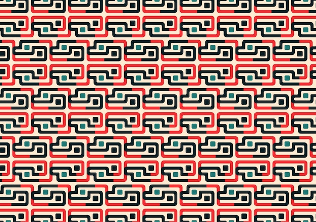 Vector retro abstract seamless pattern background