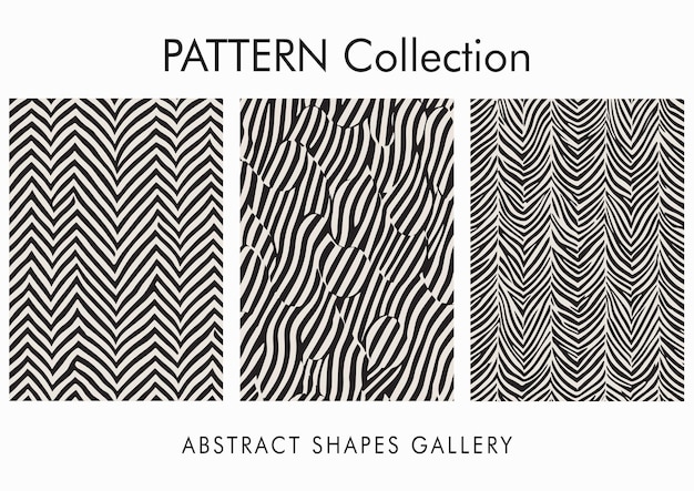 Vector Retro Geometric Pattern Black and White Swirl Lines Checkeredboard Art