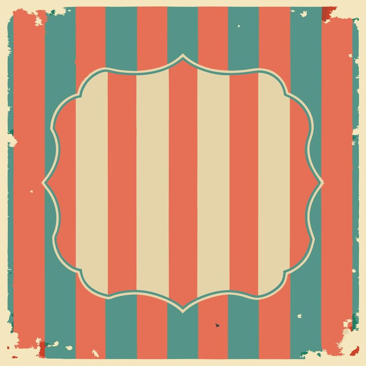 Vector vector of retro stripes background on vintage style
