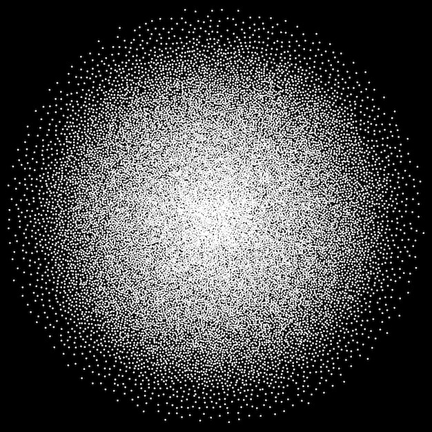 Sfondo dotwork in stile retrò vettoriale trama di incisione punteggiata astratta