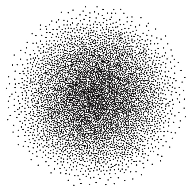 Vettore sfondo dotwork in stile retrò vettoriale trama di incisione punteggiata astratta