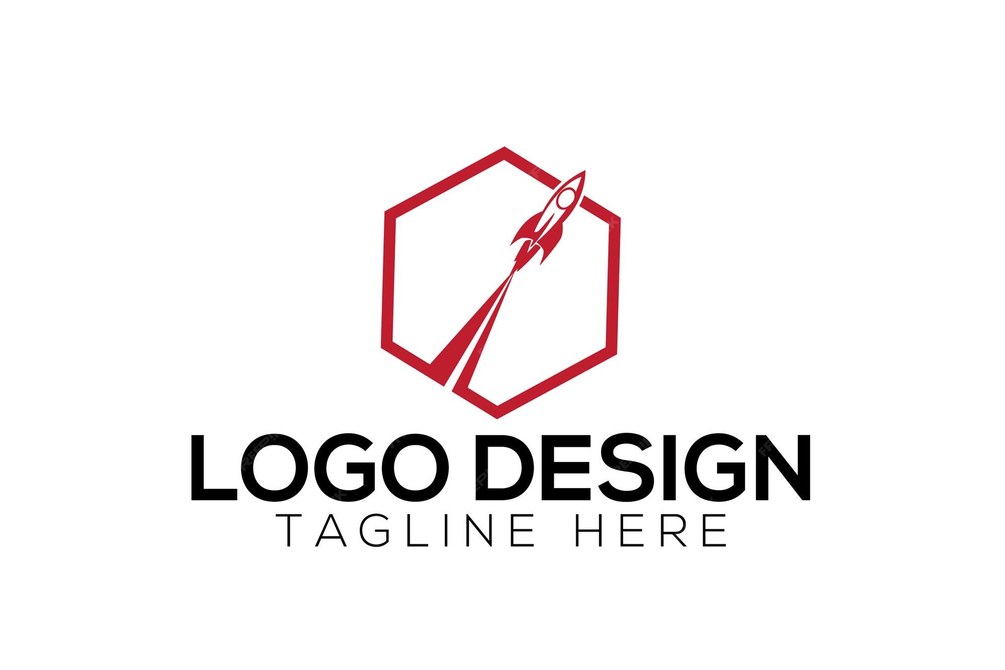 premium-vector-vector-rocket-ship-company-logo-template