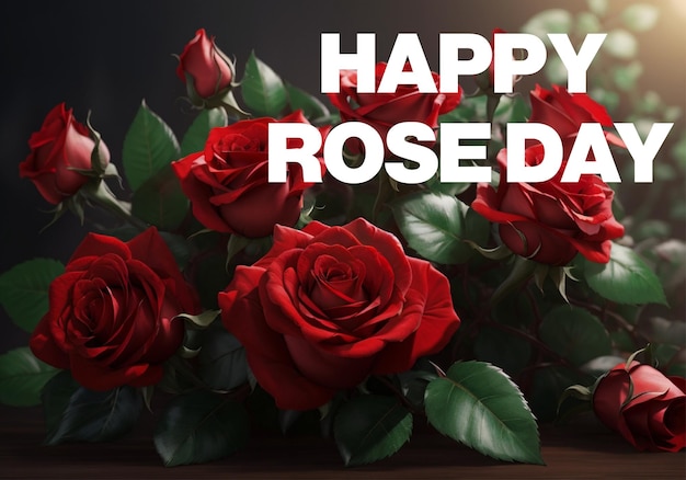 Vector of Rose Day social media post design