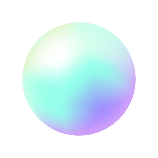 Векторный круглый мягкий цветовой градиент современный абстрактный фон