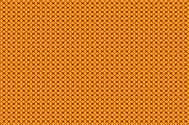 Vector rounded lines pattern collection in red and yellow color