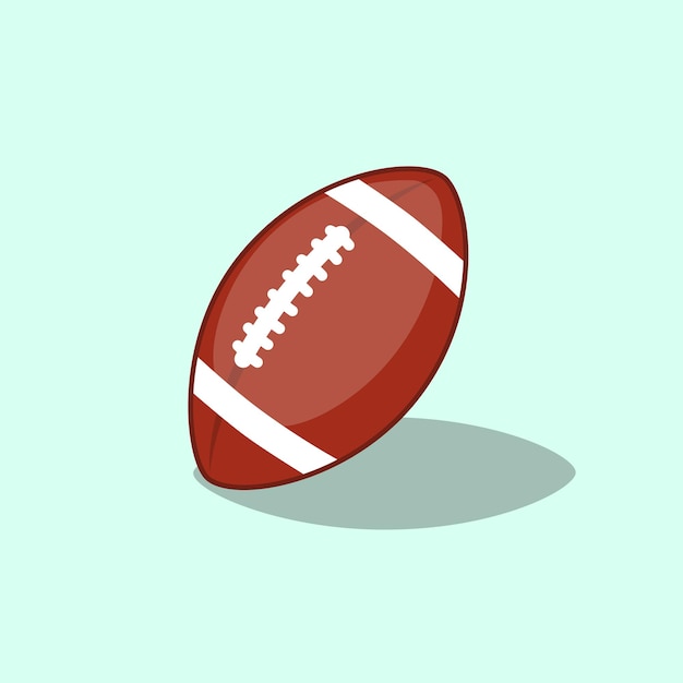 Vector rugbybal ontwerp