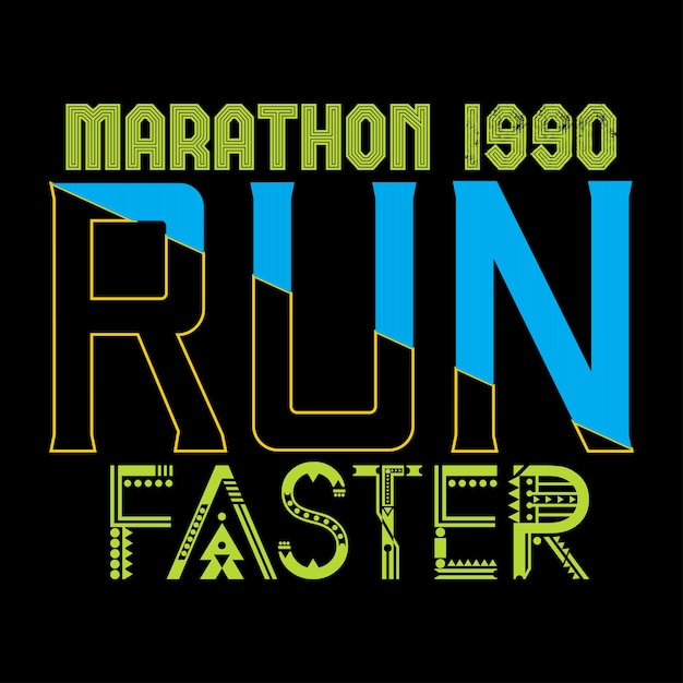 vector run faster illustration design