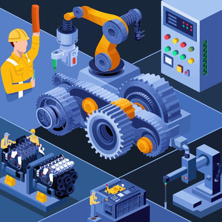 Vector vector safety gear machines work gear system precision gear system artificial intelligent control