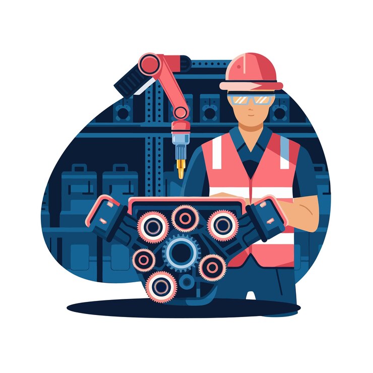 Vector vector safety gear machines work gear system precision gear system artificial intelligent control