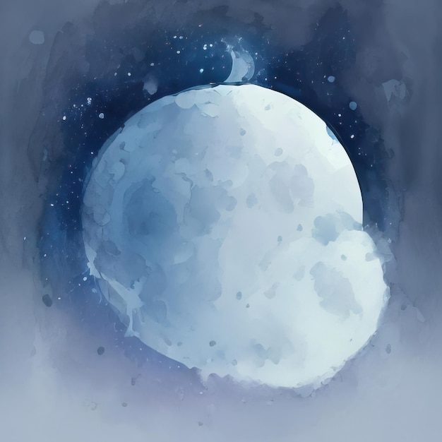 Vector schattig maan karakter gradiënt glanzende wolken kleuren witte collectie