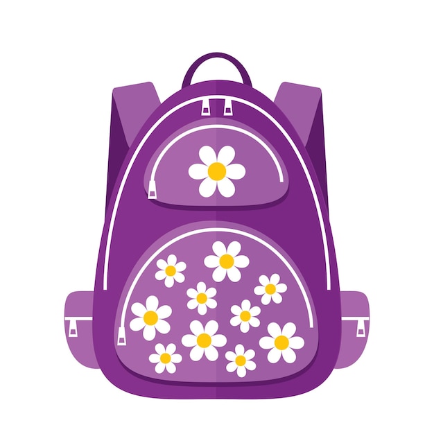 Vector school bag