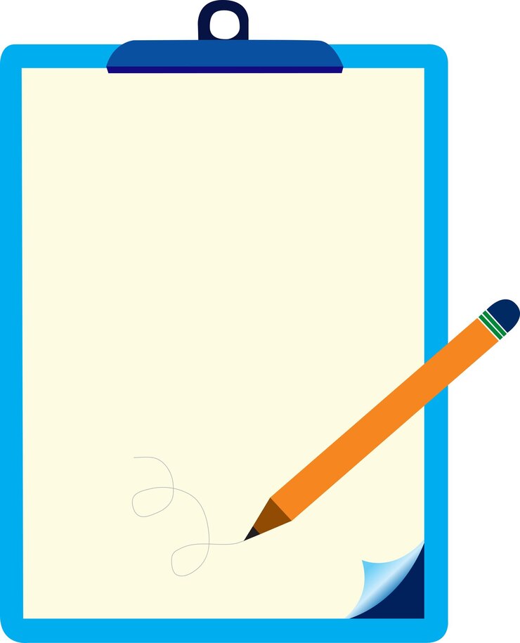Vector vector schrijfpatroon object met potlood