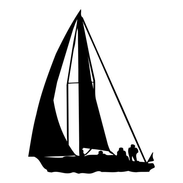 Vector vector sea sport silhouette design 35