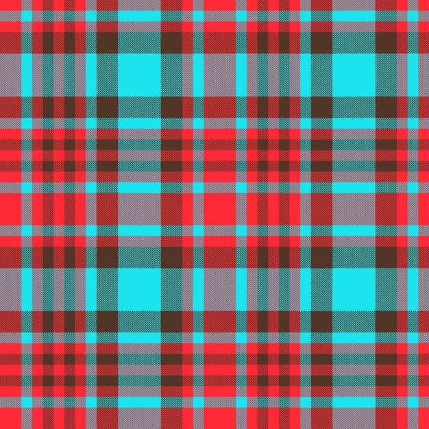 Vector seamless background Textile plaid pattern Fabric tartan texture check