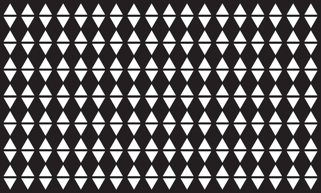 Vector seamless black and white triangle pattern background for wallpaper wrapping paper packging