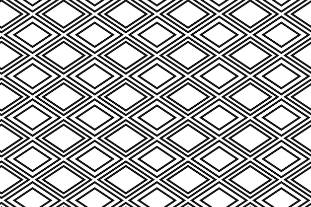 Vector seamless decorative geometric shapes pattern background