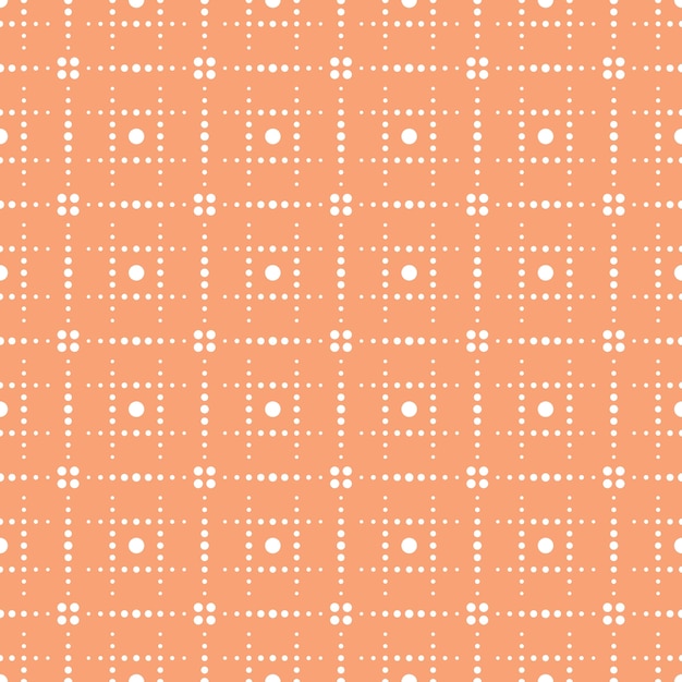 Vector seamless dotted pattern geometric textile texture Minimalistic stylish print elegant design